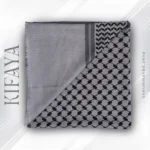 MENS PALESTINE STYLE KIFAYA - DARK GRAY - Image 2