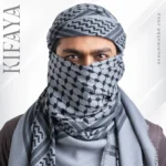 MENS PALESTINE STYLE KIFAYA - DARK GRAY